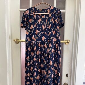 Christy Dawn - Dawn Dress OS navy noir floral M L
